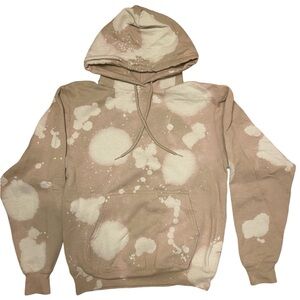 Womens Hoodie 
Hand Bleached